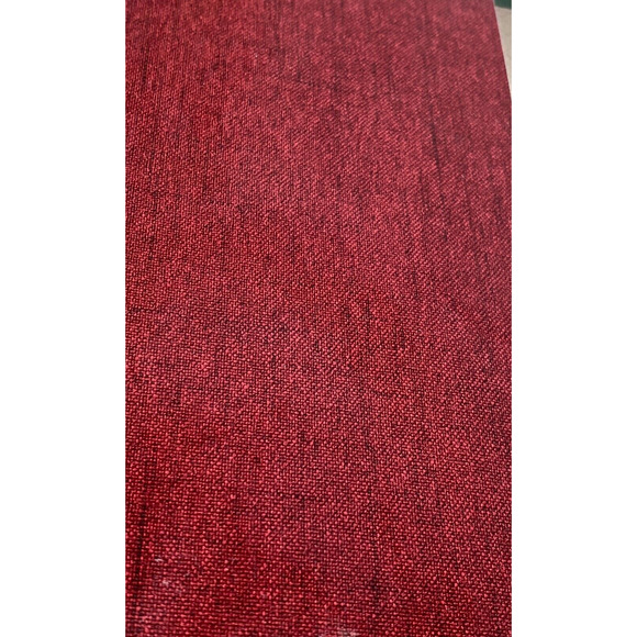 Brussels Easy Care Rectangle Tablecloth 100% Polyester Dark Red Seats 4-6 NEW - Picture 5 of 7